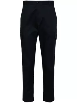 BOSS узкие брюки карго, синий