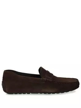 BOSS замшевые мокасины Noel, коричневый