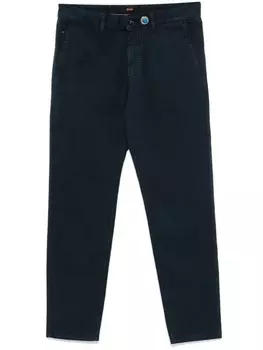 BOSS зауженные брюки чинос, синий