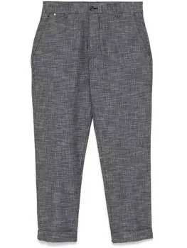 BOSS зауженные брюки, синий