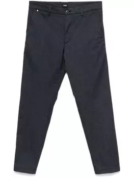 BOSS зауженные брюки, синий