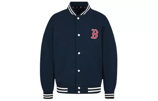 Boston Red Sox Letterman Varsity бейсбольная куртка унисекс Boston Red Sox темно-синий Mlb
