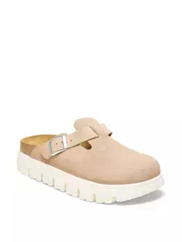 Бостонские массивные сабо Birkenstock, цвет Warm Sand