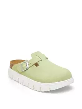 Бостонские массивные сабо Birkenstock, зеленый