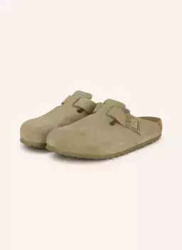 Бостонские мюли Birkenstock, хаки