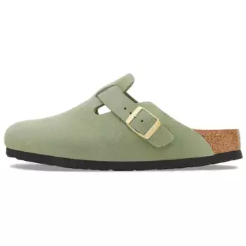 Бостонские сабо с закрытым носком унисекс Birkenstock, зеленый