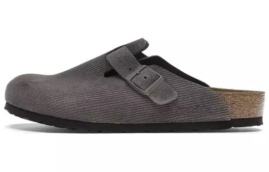 Бостонские сабо Stussy Антрацит Birkenstock, цвет Anthracite