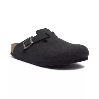 Бостонские тапочки с добавлением шерсти Birkenstock, черный