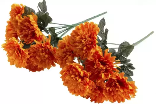 Botanic-Haus искусственный цветок "Букет хризантем" /15х25 см, цвет orange
