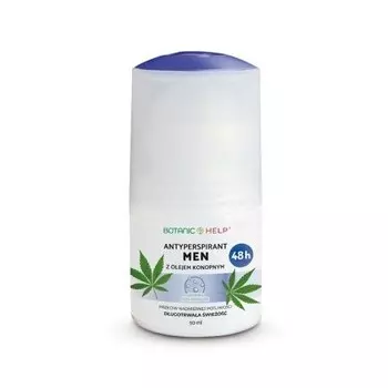 Botanic Help Men, Конопляное масло-антиперспирант, 50 мл