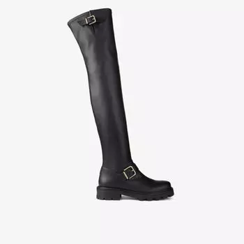 Ботфорты Biker II из искусственной кожи Jimmy Choo, черный