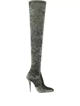 Ботфорты Ella 110 Saint Laurent, зеленый