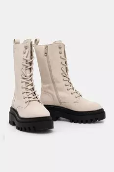 Ботфорты Flatform Lace Up Boot MG NB Calvin Klein Jeans, бежевый