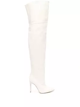 Ботфорты на каблуке Paris Texas, нейтральный