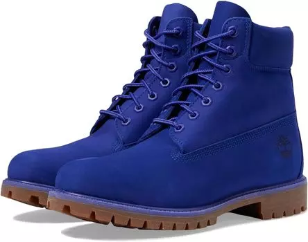 Ботильоны 50th Anniversary Edition Premium 6-Inch Waterproof Timberland, цвет Bright Blue Nubuck
