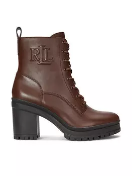 Ботильоны 802937826002 Lauren Ralph Lauren, коричневый