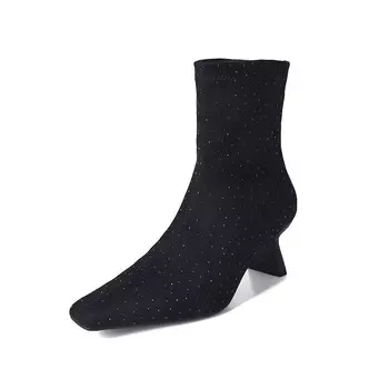 Ботильоны AIQINISHA Ankle Boots Women's, черный