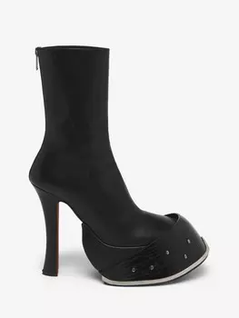 Ботильоны Alexander McQueen Hoof, черный