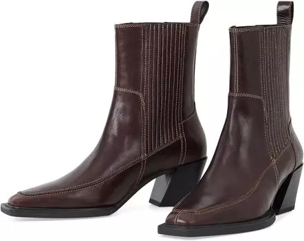 Ботильоны Alina Leather Chelsea Bootie Vagabond Shoemakers, коричневый