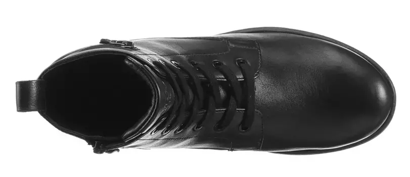 Ботильоны Ara на шнуровке "LIVERPOOL", с декоративной молнией на голенище, черный