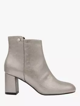 Ботильоны aria на металлическом каблуке Paradox London, цвет Pewter