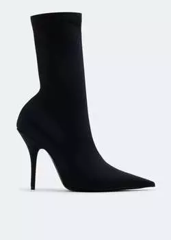 Ботильоны BALENCIAGA Knife booties, черный