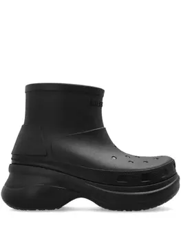 Ботильоны Balenciaga x Crocs, черный