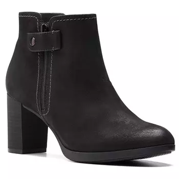 Ботильоны Bayla Glow Block Heel Clarks, черный