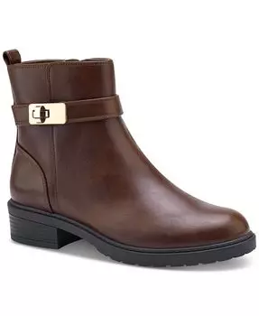 Ботильоны Becca с пряжками Giani Bernini, коричневый