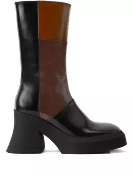 Ботильоны Belinda 70 со вставками Miista, коричневый