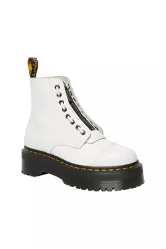 Ботильоны - Белый - На плоской подошве Dr. Martens, белый