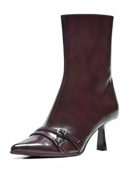 Ботильоны Bershka, бордовый