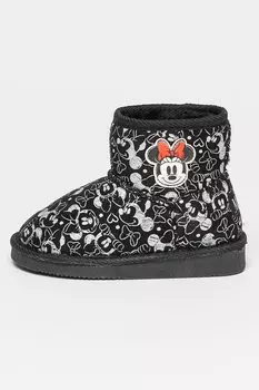 Ботильоны без шнуровки с аппликацией Минни Маус Disney, красный