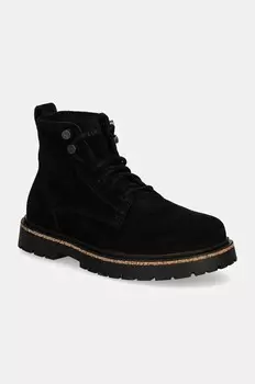 Ботильоны Birkenstock Highwood с кружевом до середины щиколотки, черный