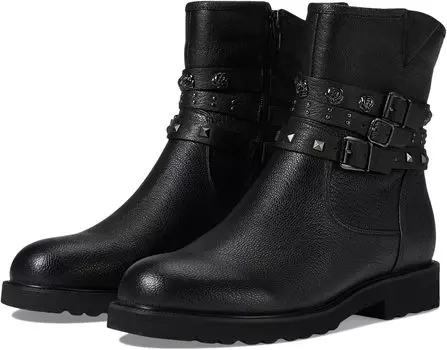 Ботильоны Blade David Tate, цвет Black Pebble Grain Leather