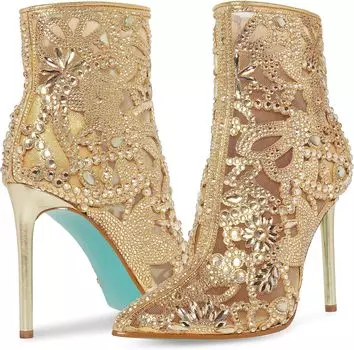 Ботильоны Bolt Blue by Betsey Johnson, цвет Light Gold