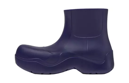 Ботильоны Bottega Veneta Puddle Cruise Rubber, темно-синий