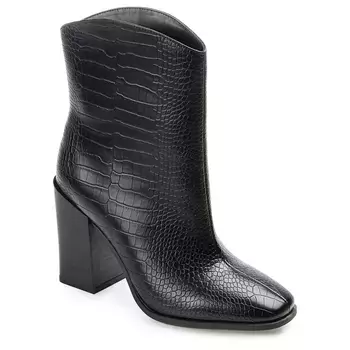 Ботильоны Brekinn на блочном каблуке Journee, черный