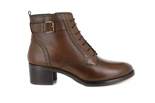 Ботильоны Brenda на каблуке Casas, коричневый