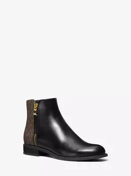 Ботильоны Britt Signature с отделкой логотипом Michael Kors, черный