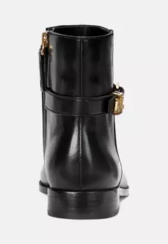 Ботильоны BROOKE BURNISHED LEATHER BOOTIE Ralph Lauren, черный