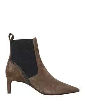 Ботильоны Brunello Cucinelli, хаки