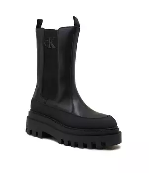 Ботильоны CALVIN KLEIN JEANS FLATFORM CHELSEA, черный