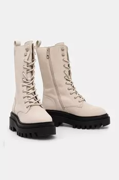 Ботильоны Calvin Klein Jeans FLATFORM LACE UP BOOT MG NB, бежевый