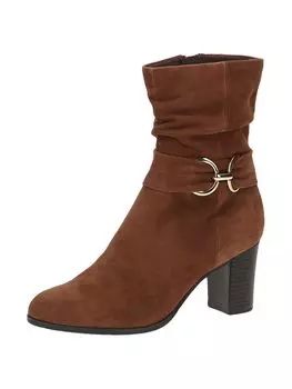 Ботильоны Caprice, цвет COGNAC SUEDE