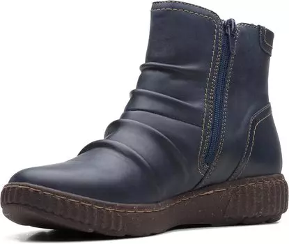 Ботильоны Caroline Orchid Clarks, цвет Navy Leather