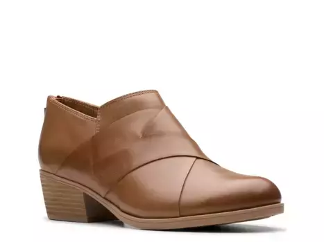 Ботильоны Charlten Gema Bootie Clarks, цвет darksand