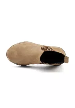 Ботильоны CHELSEA WITH ANIMAL-PRINT Frau Shoes, бежевый