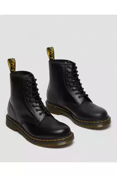Ботильоны - Черный - На плоской подошве Dr. Martens, черный