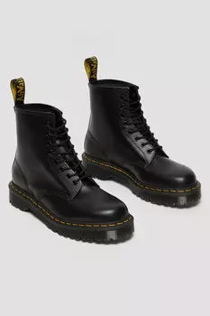 Ботильоны - Черный - На плоской подошве Dr. Martens, черный